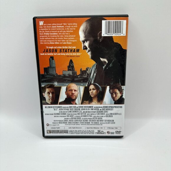 Blitz DVD R Jason Statham Echo Bridge Home Entertainment Action Crime Drama - Picture 2 of 3